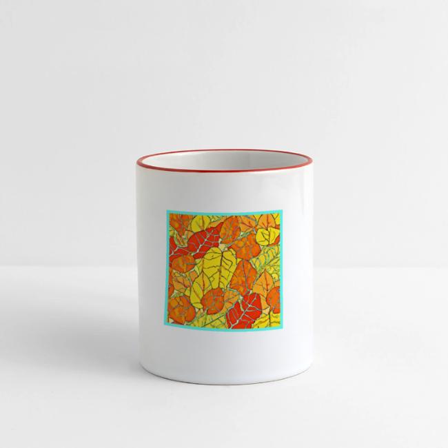 Neon Foliage Burst Vibrant Design