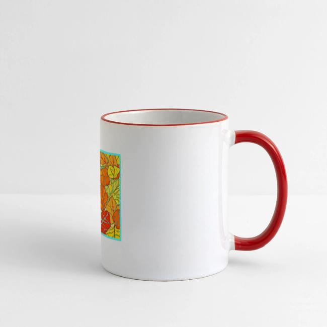 Neon Foliage Burst Vibrant Design