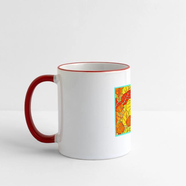 Neon Foliage Burst Vibrant Design