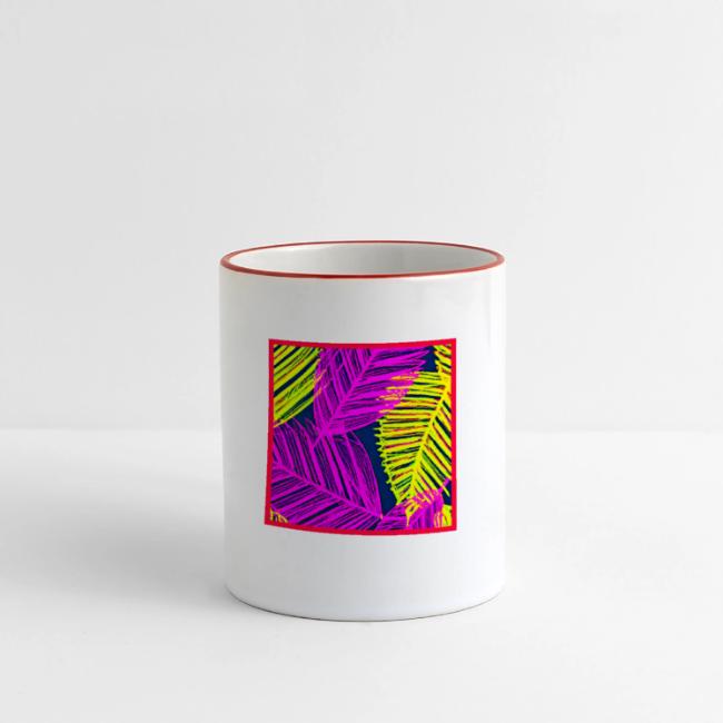 Neon Leaf Delight Chromatic Art