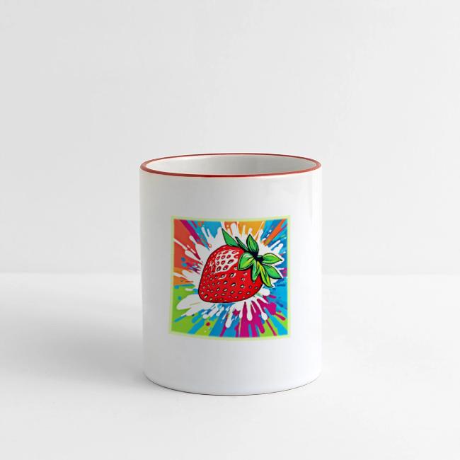 Vibrant Strawberry Artwork