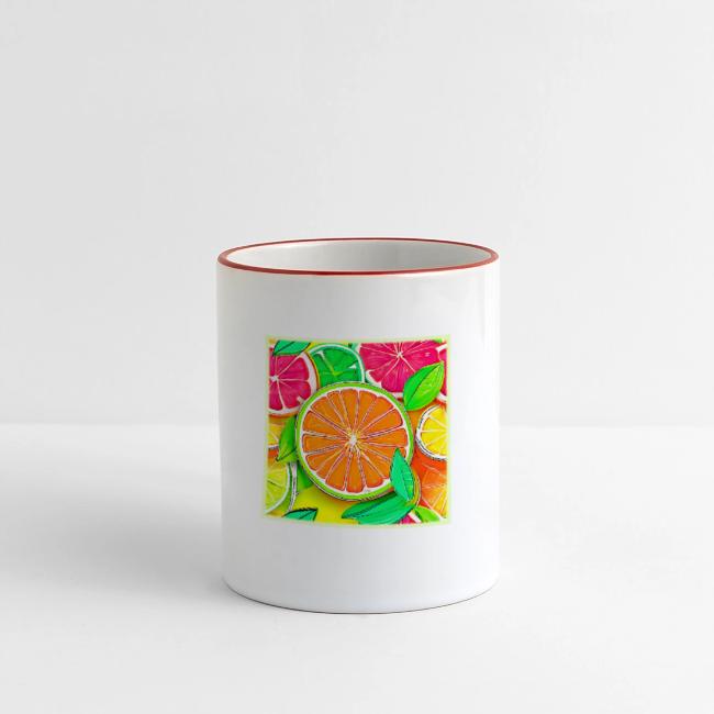 Colorful Citrus Pop Art