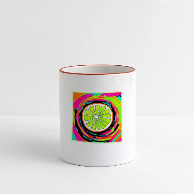 Lime Slice Pop Art