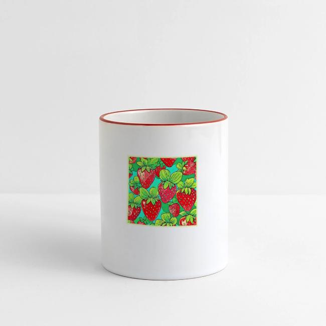 Strawberry Pop Art Pattern