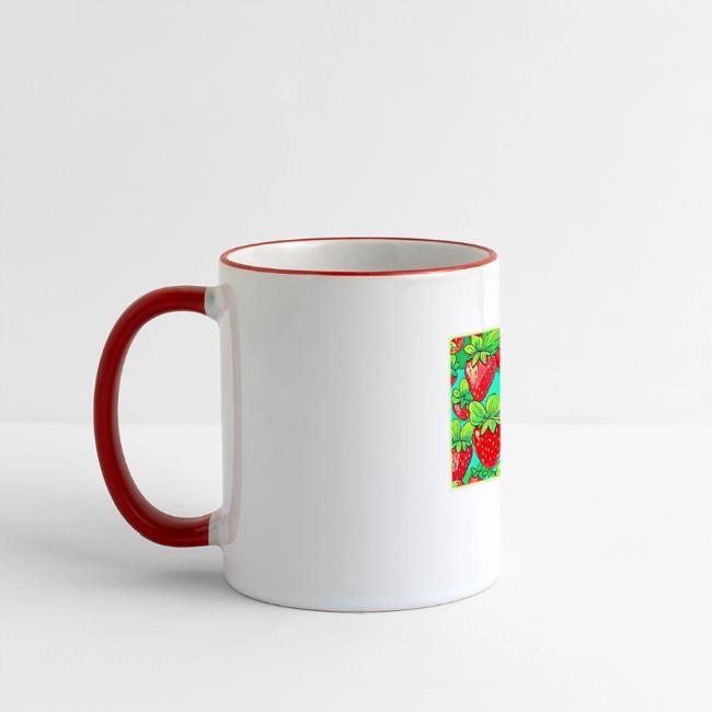 Strawberry Pop Art Pattern