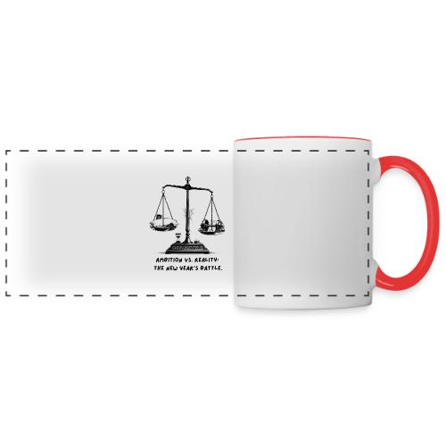 Ambition vs. Reality T-Shirt, Mug, & Leggings - Panoramic Mug