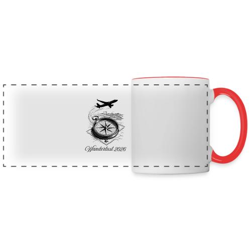 Wanderlust 2026 T-Shirt | Minimalist Travel Plane - Panoramic Mug