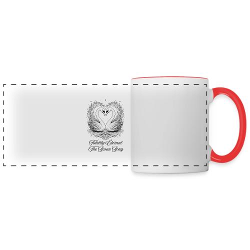 Poetic Swan T-Shirt - Panoramic Mug