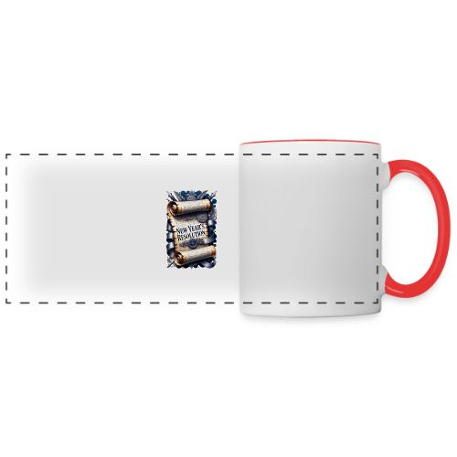 New Year's Resolution T-Shirt - Panoramic Mug