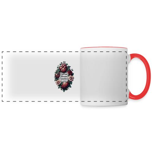 Eternal Bloom Timeless Love Entwined Hearts T-Shir - Panoramic Mug