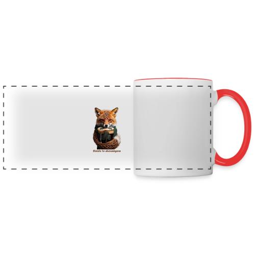 Sly Emerald Fox Toast T-Shirt - Panoramic Mug