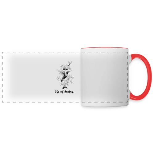 Hummingbird T-Shirt, Honeysuckle Vine - Panoramic Mug