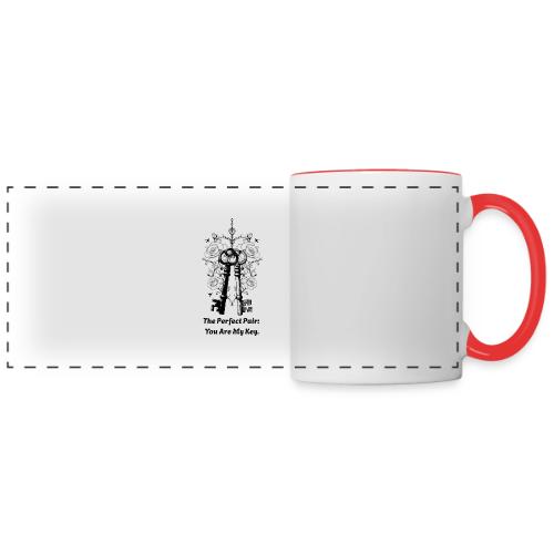 Valentine love keys - Panoramic Mug