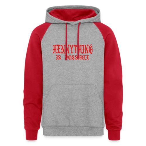 hennythingispossible - Unisex Colorblock Hoodie