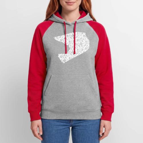 Floral Helmet - Unisex Colorblock Hoodie