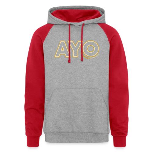 AyoGaming's Logo v1 - Unisex Colorblock Hoodie