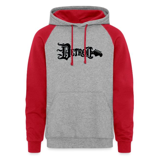 DETROIT GUITAR WTTD BLK SLR REG FONT
