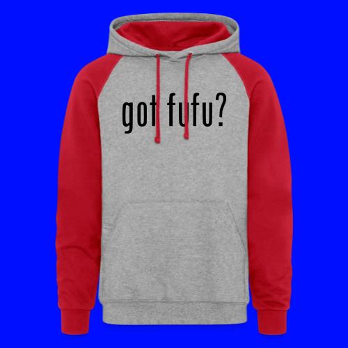gotfufu-black - Unisex Colorblock Hoodie