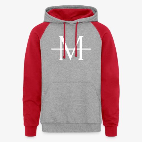Old English Zip-Up Hoodie - Unisex Colorblock Hoodie