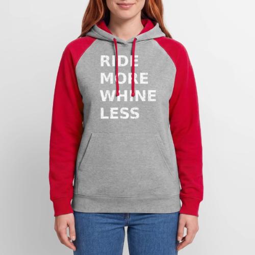 Ride More Whine Less - Unisex Colorblock Hoodie