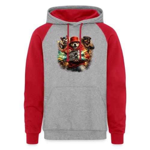 Urban Beat Dog Heroes - Unisex Colorblock Hoodie