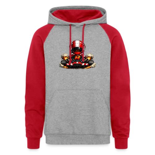 Carcadelogoracerback - Unisex Colorblock Hoodie