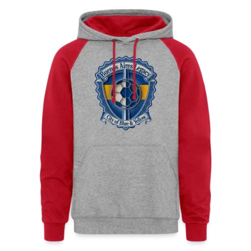 Buenos Aires Legacy T Shirt, Soccer City Pride Gif - Unisex Colorblock Hoodie