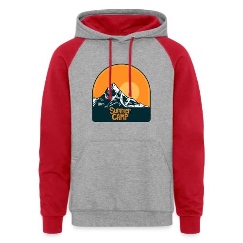 Adventure Summer Camp - Unisex Colorblock Hoodie
