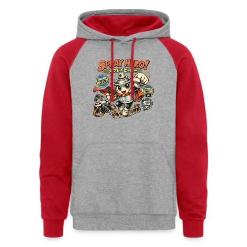 Analog Supplies Retro Film Camera Hero - Unisex Colorblock Hoodie