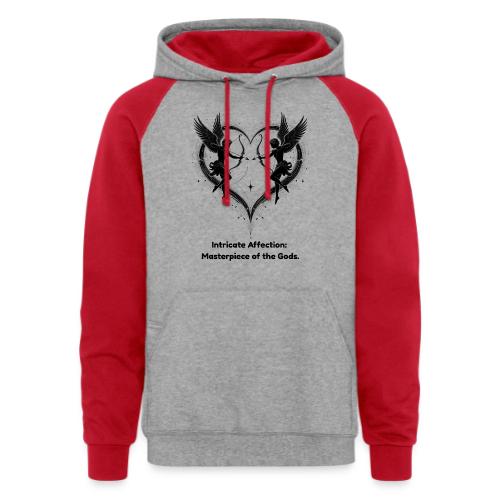 Intricate Affection T-Shirt - Unisex Colorblock Hoodie