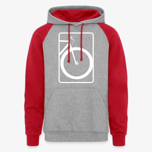 Front Wheel Forward - Unisex Colorblock Hoodie