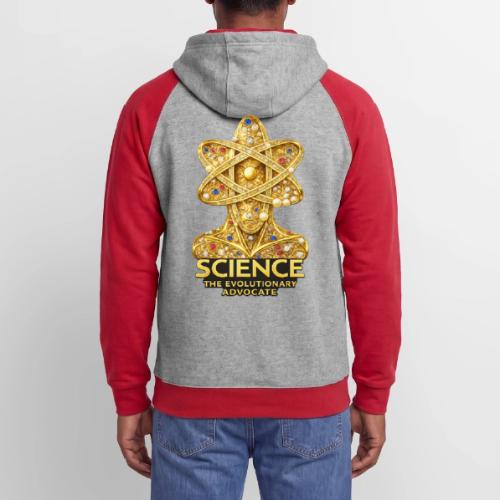 Science the Evolutionary Advocate - Unisex Colorblock Hoodie