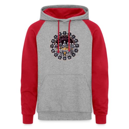 Last Supper Communion T Shirt, Faith Gift - Unisex Colorblock Hoodie