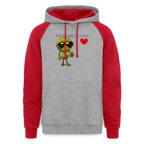 Smoon City_New Orleans - Unisex Colorblock Hoodie
