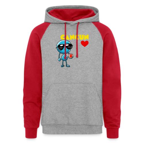 Smoon City_Cancun - Unisex Colorblock Hoodie