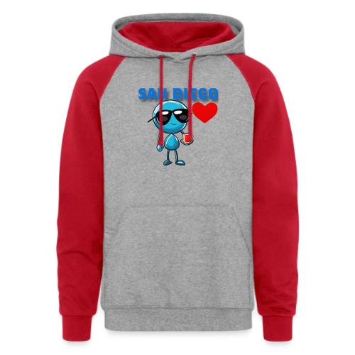 Smoon City_San Diego - Unisex Colorblock Hoodie
