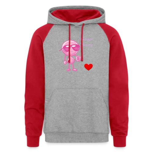 Smoon City_Viareggio Tuscany Pink - Unisex Colorblock Hoodie