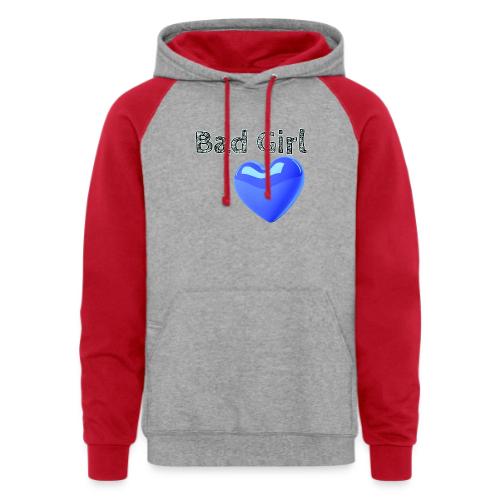 Smoon City_Bad Girl - Unisex Colorblock Hoodie