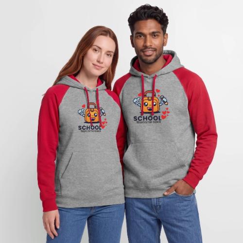 first day of school outfit- school Welcome back - Unisex Colorblock Hoodie