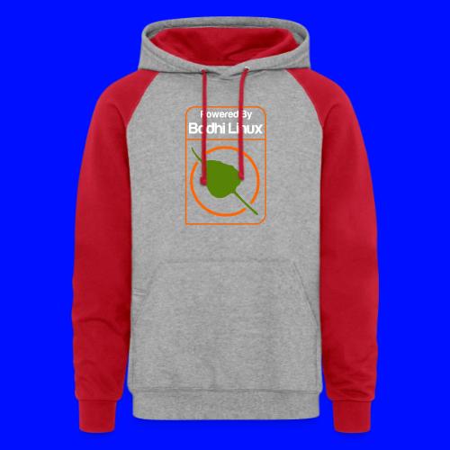 Powered by Bodhi Linux - Unisex Colorblock Hoodie