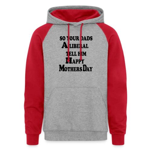 LIBERAL Tears - Unisex Colorblock Hoodie