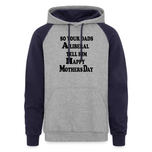 LIBERAL Tears - Unisex Colorblock Hoodie