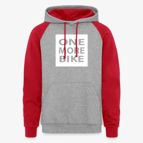 One More Bike - Unisex Colorblock Hoodie