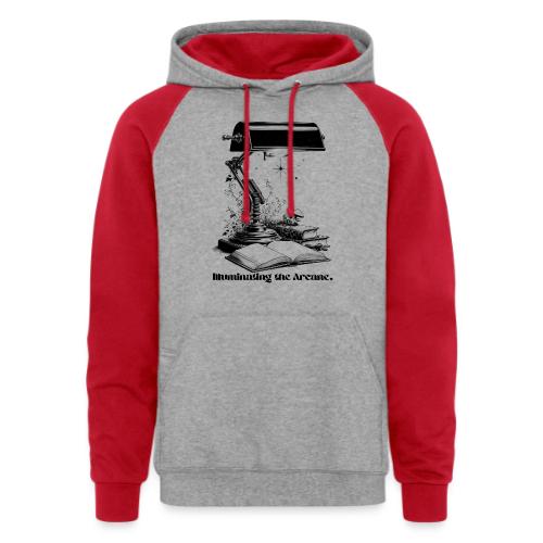 Dark Academia T-Shirt, Mug, & Poster - Unisex Colorblock Hoodie