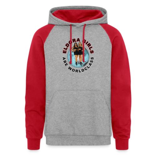 Eldora Girls Are Worldclass - Unisex Colorblock Hoodie