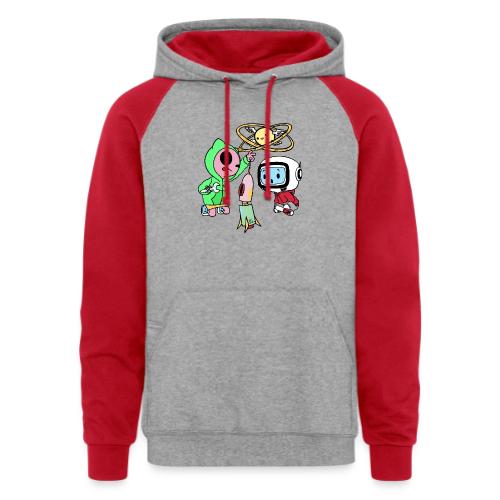 VRX Friends Spaceship - Unisex Colorblock Hoodie