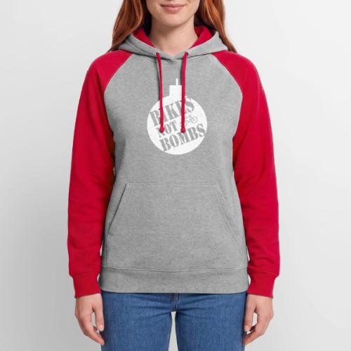 Bikes Not Bombs - Unisex Colorblock Hoodie