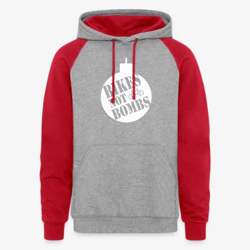 Bikes Not Bombs - Unisex Colorblock Hoodie