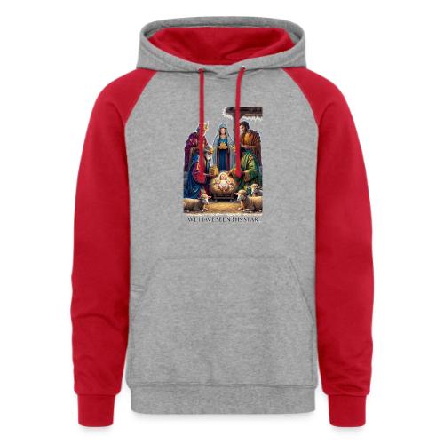 Three Wise Men T-Shirt - Unisex Colorblock Hoodie