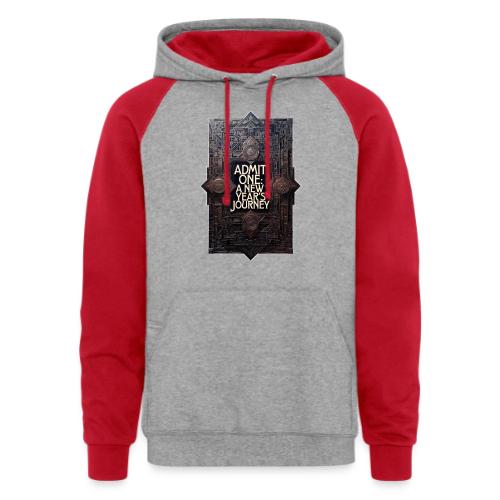 Art Deco VIP Pass T-Shirt - Unisex Colorblock Hoodie